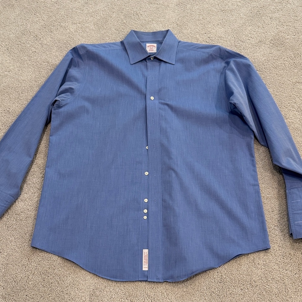 Brooks Brothers Classic Blue Dress Shirt